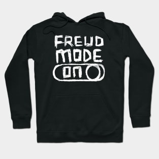 Freud Mode ON in Hand Writing Hoodie